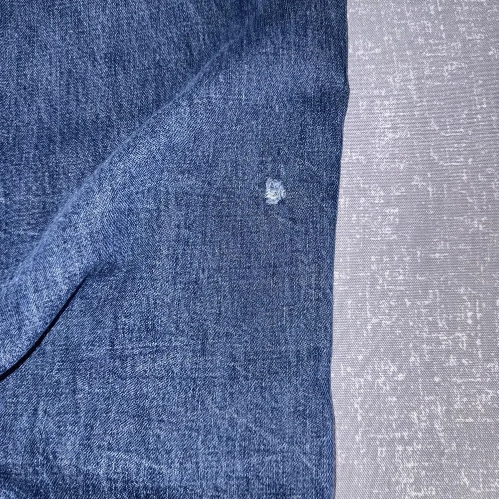 Polo Ralph Lauren Vintage 67 Jeans Mens 38x30 Blue Relaxed Straight Distressed